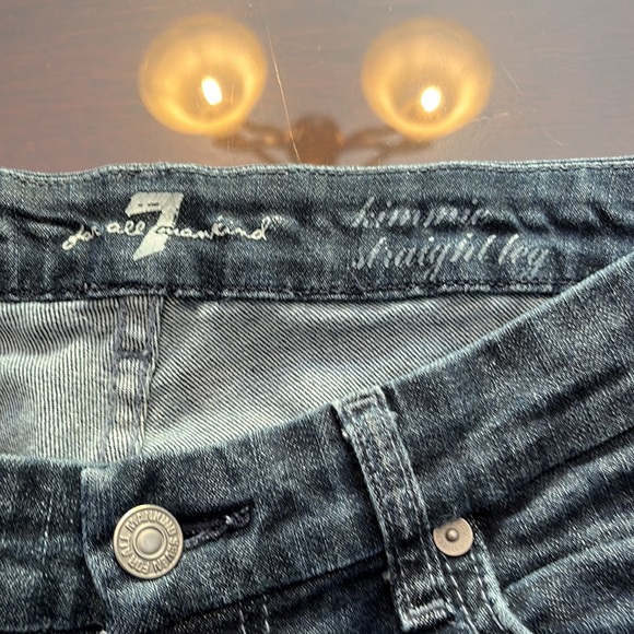 7 For All Mankind kimmie straight leg jeans size 30. Excellent - Picture 5 of 11